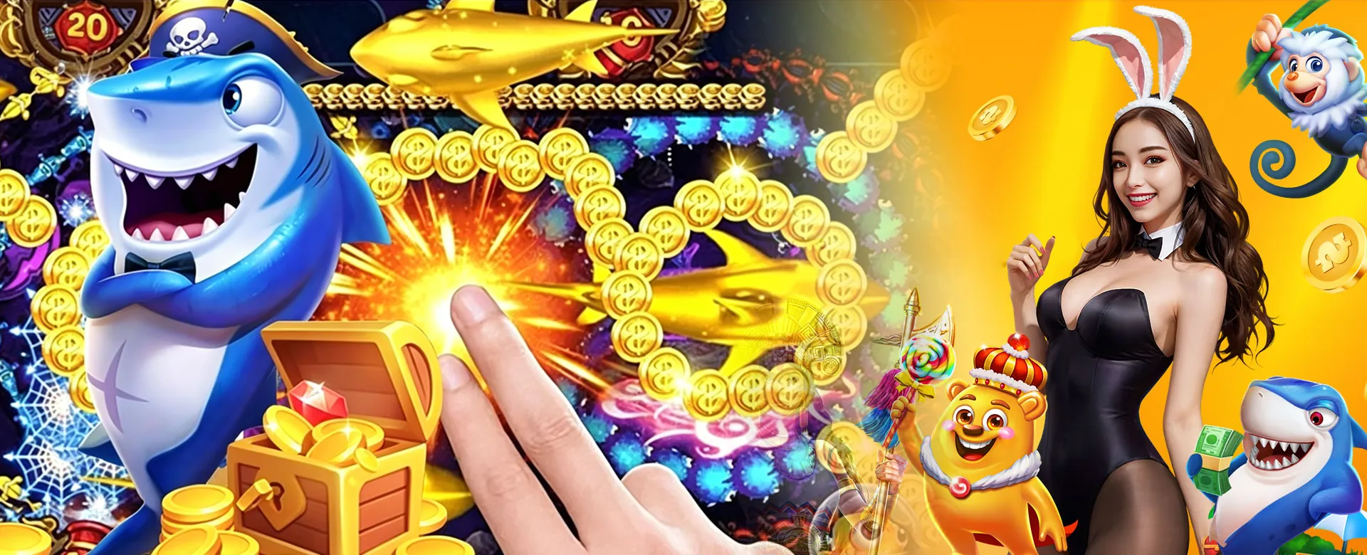 777plus Sports Betting Hero Image showing a dynamic sports arena with golden light effects