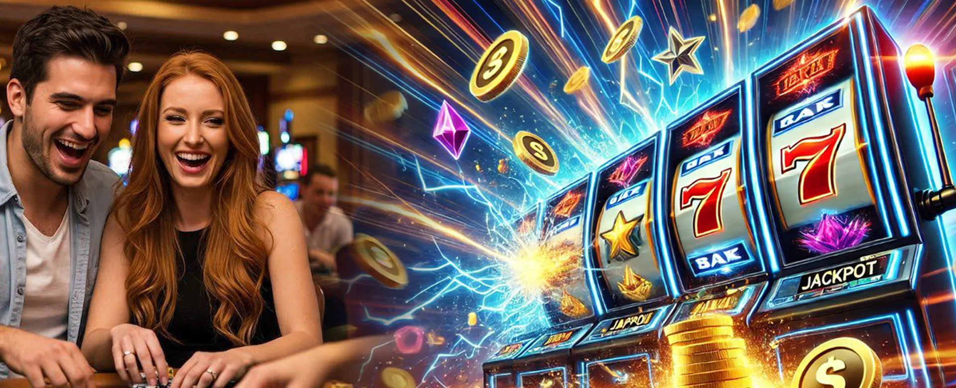 Vibrant 777plus online casino lobby with slot machines